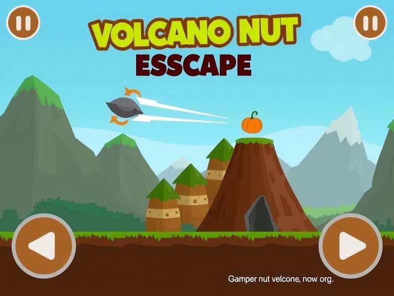 Volcano Nut Escape Gameplay Screenshot